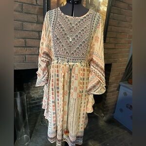 Soft Surroundings ethereal gauze kimono dress S